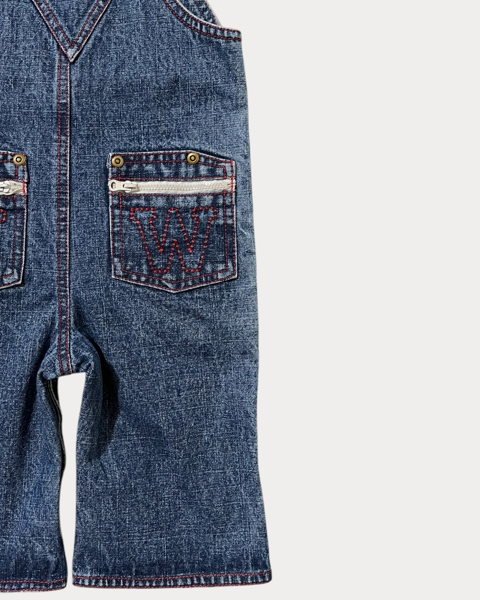 Vintage denim winnie the pooh overall