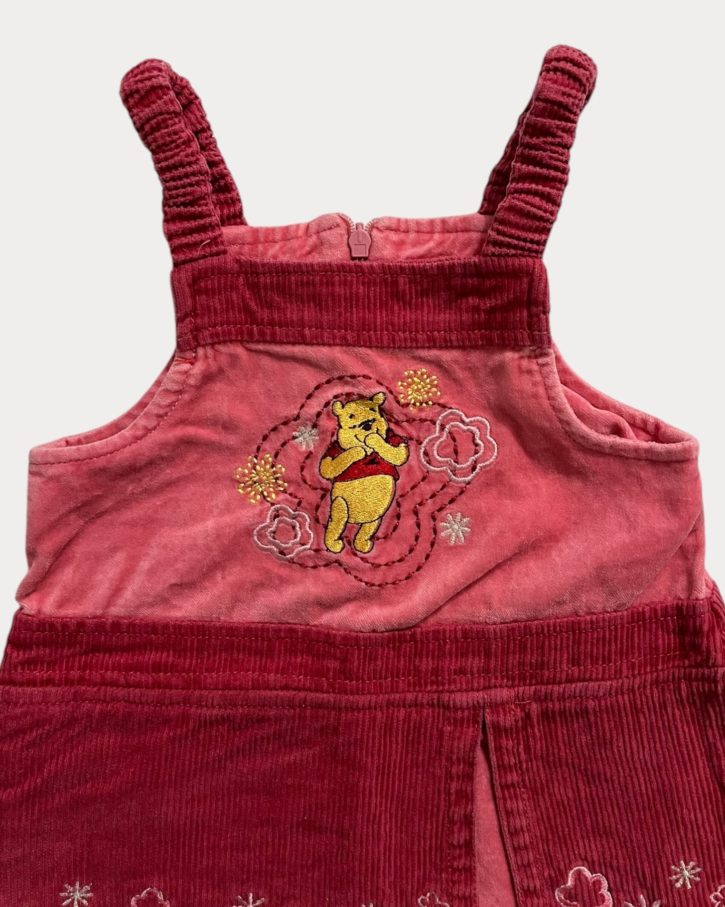 Vintage winnie the pooh velvet dress