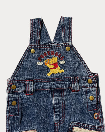 Vintage denim winnie the pooh overall