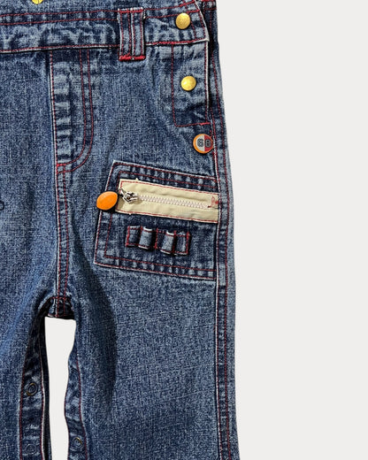 Vintage denim winnie the pooh overall