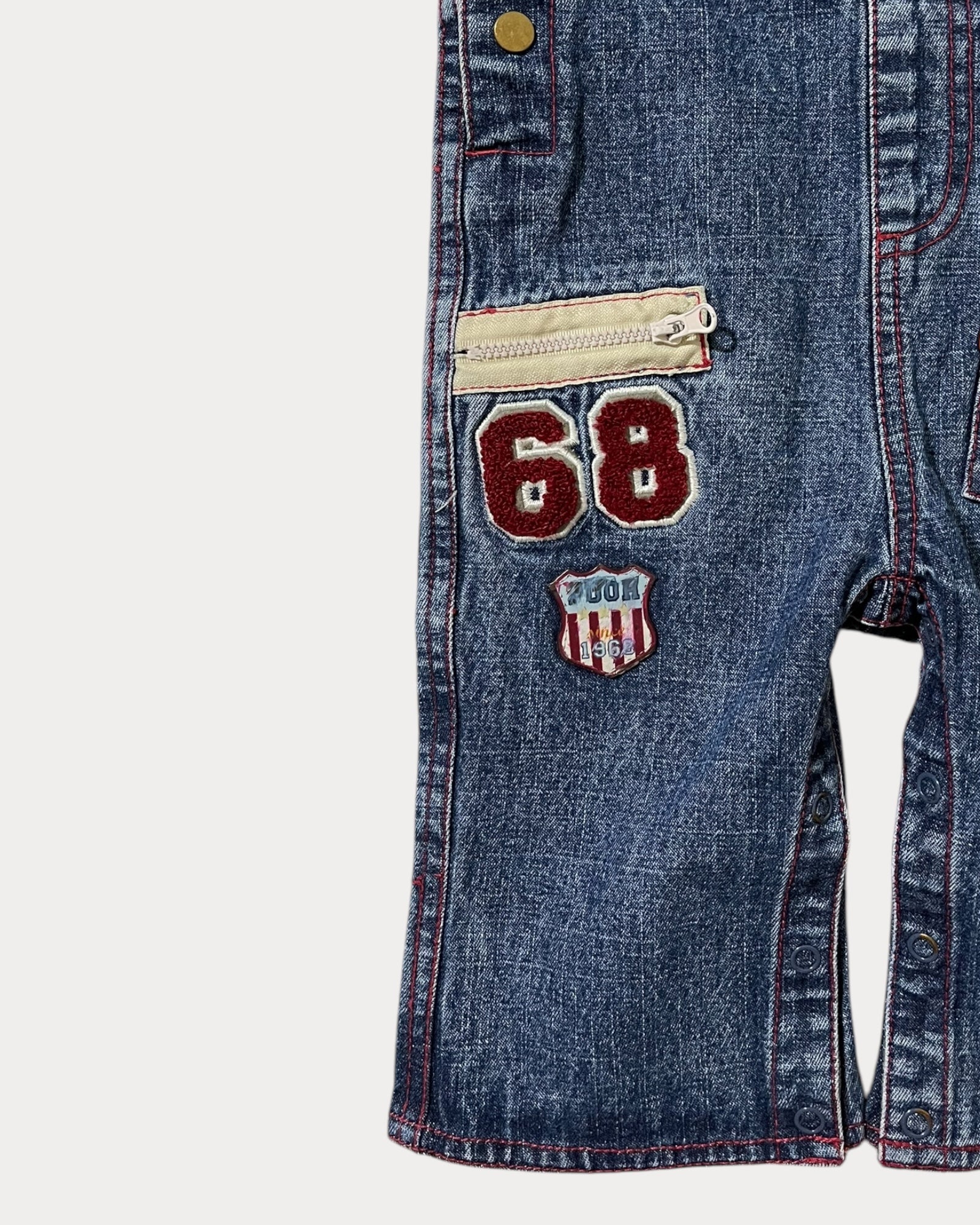 Vintage denim winnie the pooh overall