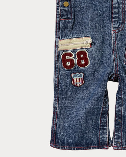 Vintage denim winnie the pooh overall