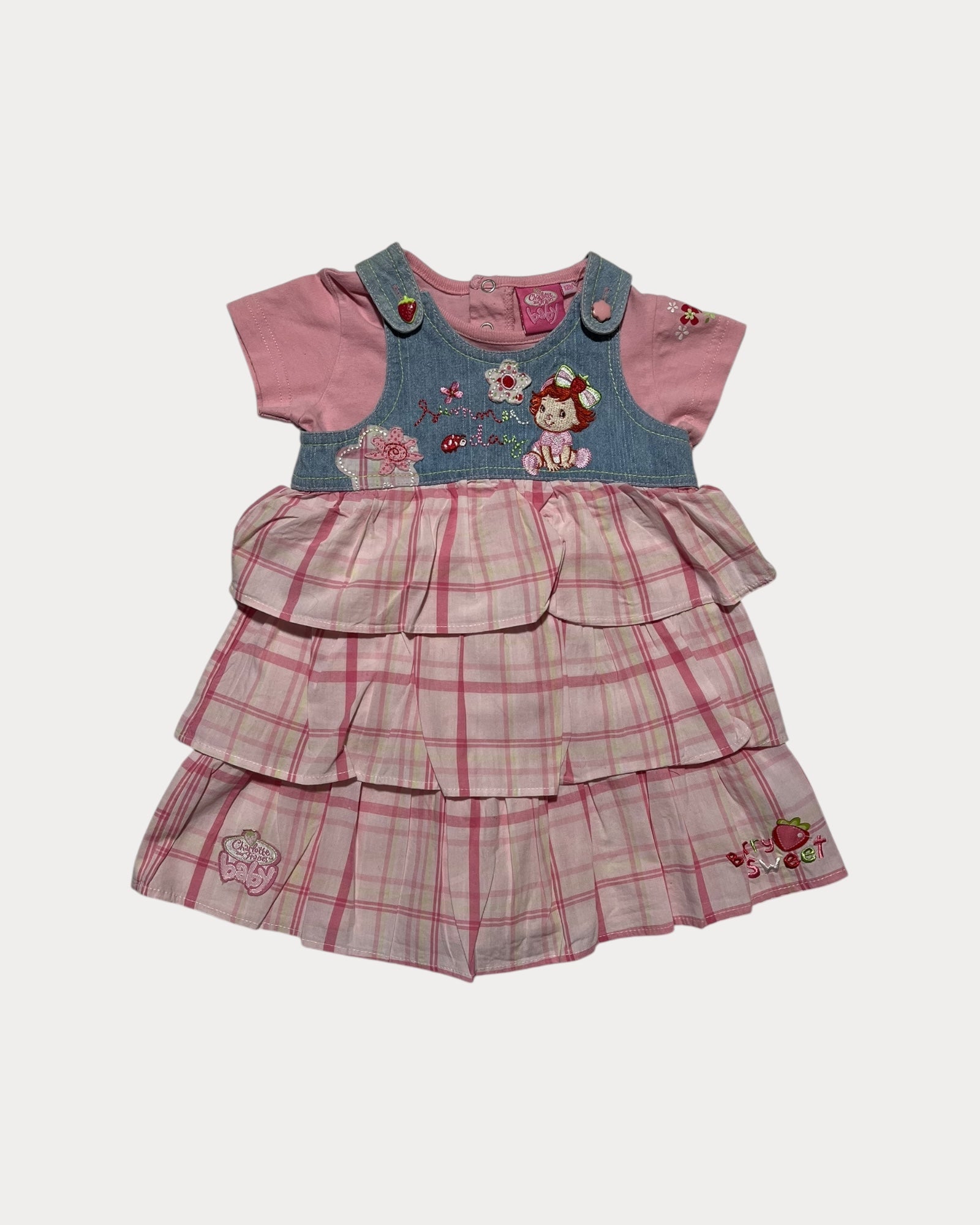Strawberry Shortcake ruffle dress Akachan vintage Strawberry Shortcake ruffle dress Akachan vintage