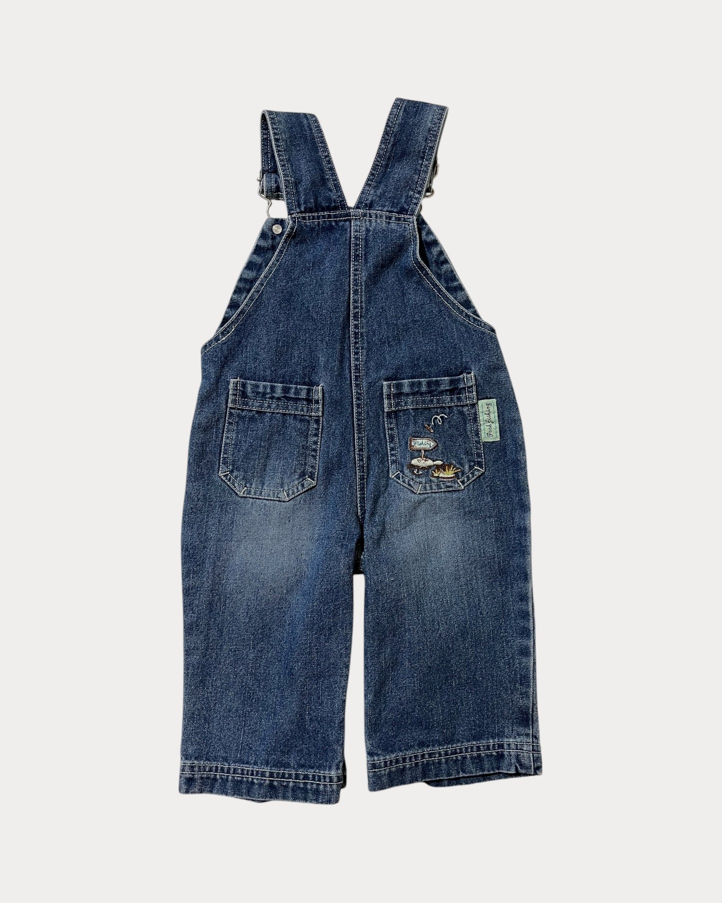 Vintage denim winnie the pooh overall