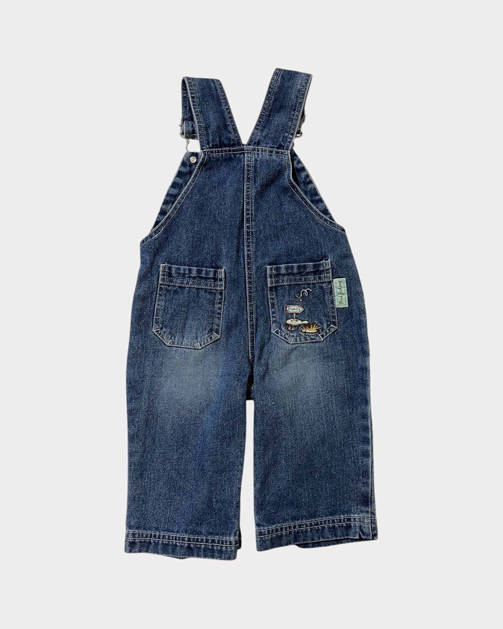 Vintage denim winnie the pooh overall