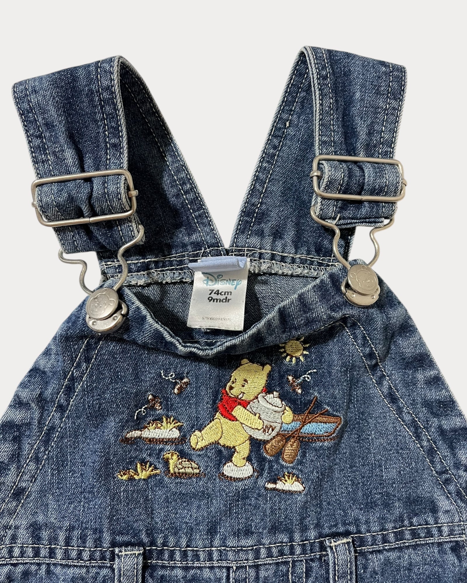 Vintage denim winnie the pooh overall