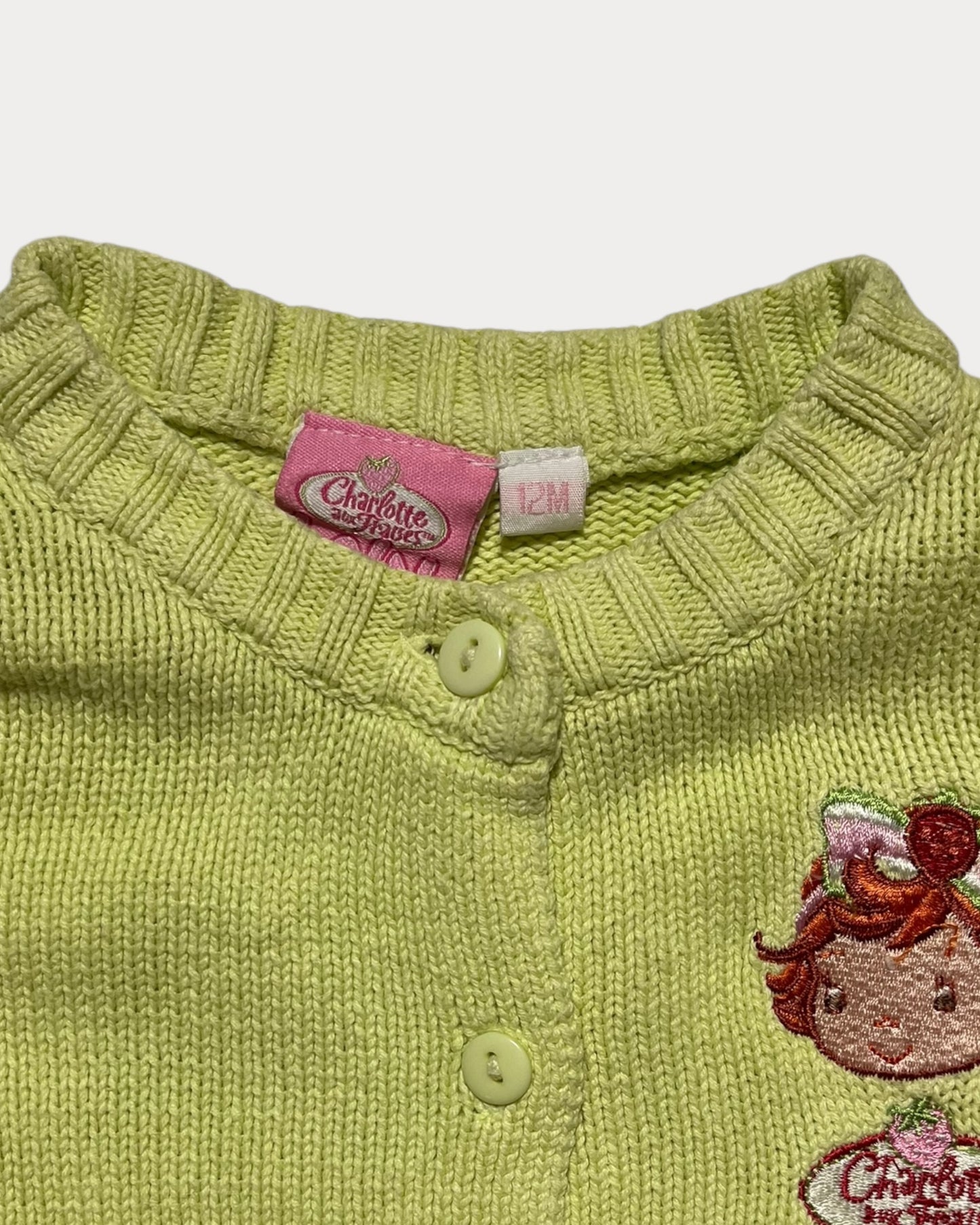 Vintage Strawberry Shortcake cardigan