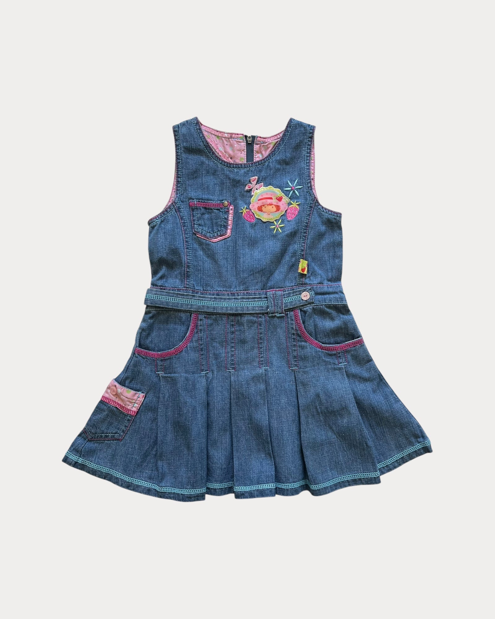 Vintage Strawberry Shortcake denim dress