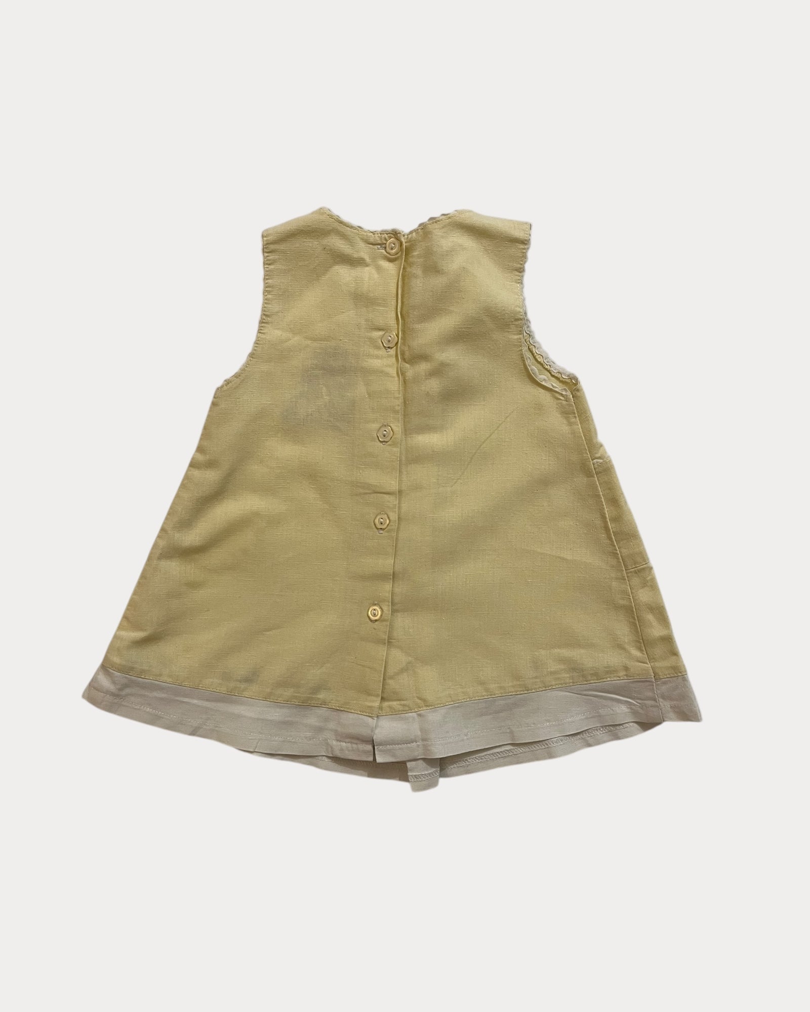 Vintage lion king linen dress