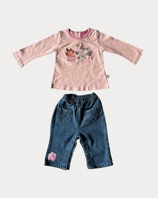Vintage Strawberry Shortcake denim set