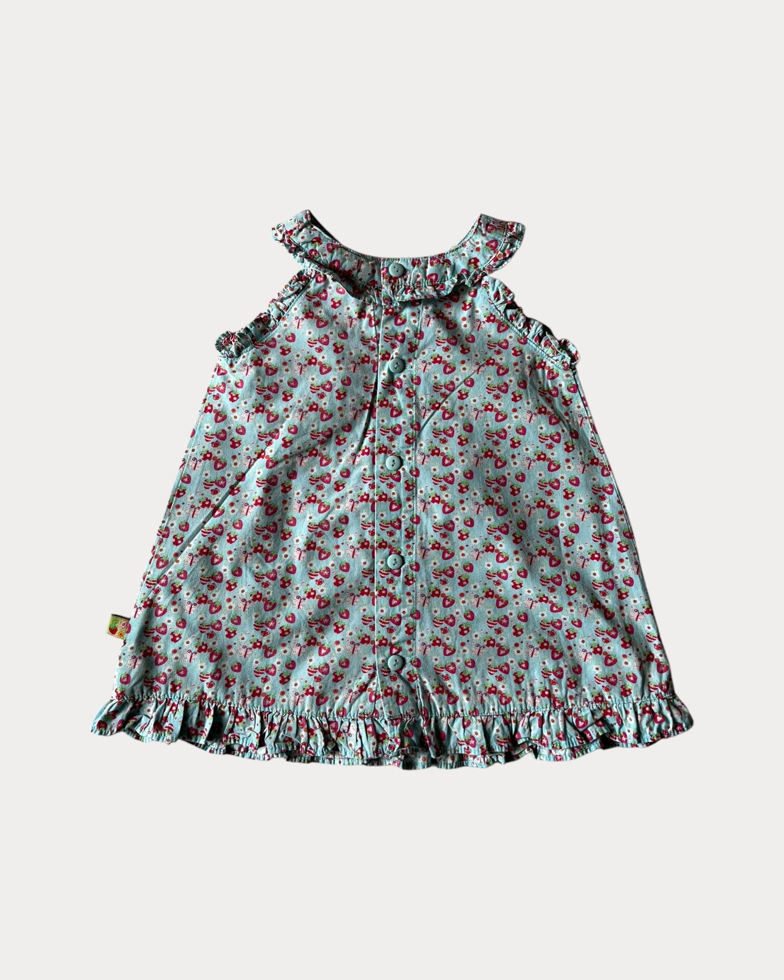 Vintage Strawberry Shortcake floral dress