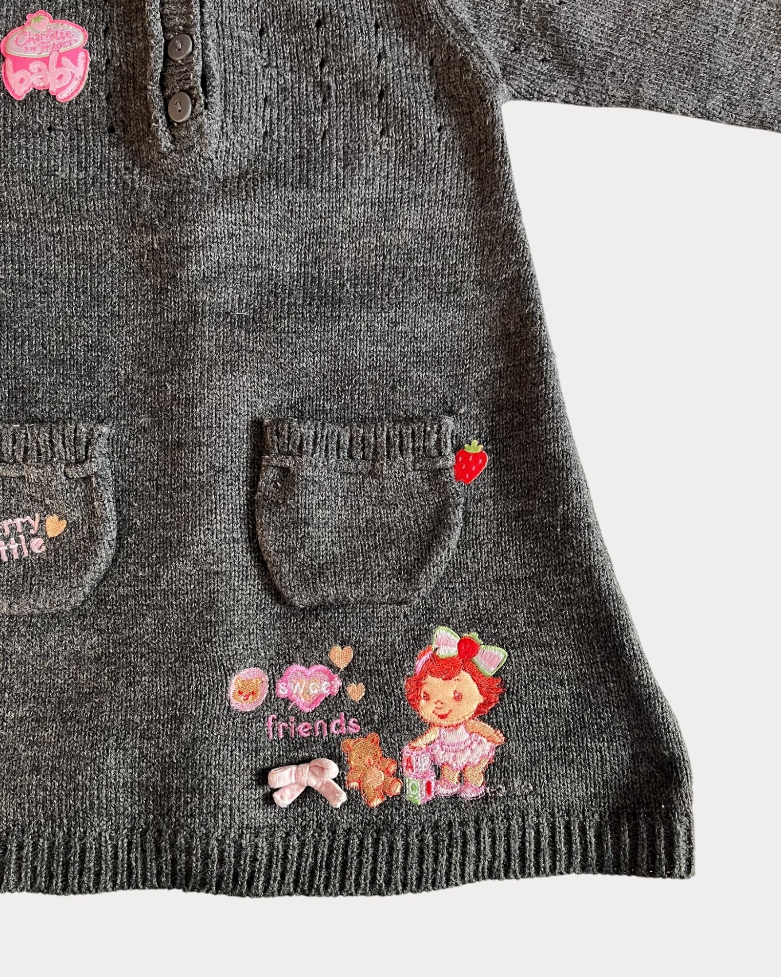 Strawberry Shortcake knitted dress