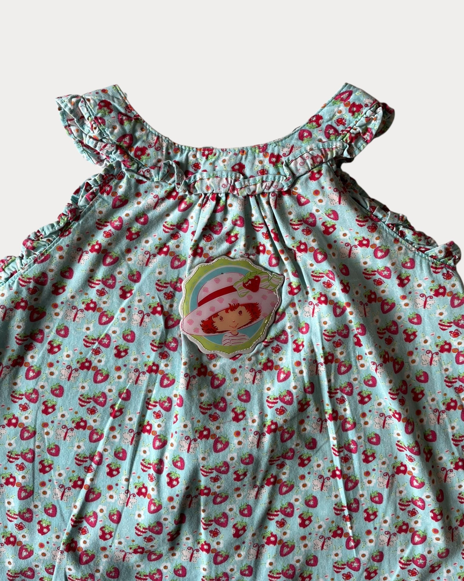 Vintage Strawberry Shortcake floral dress