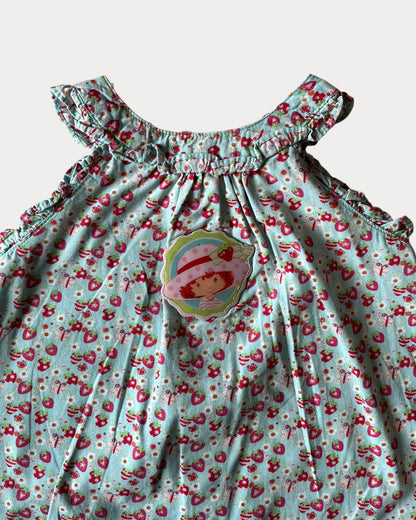Vintage Strawberry Shortcake floral dress