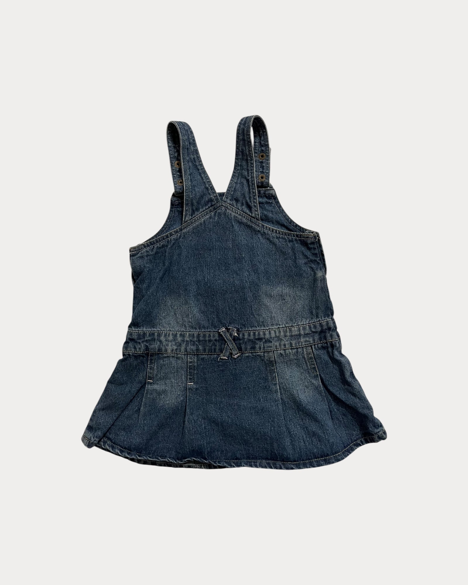 Vintage Winnie The Pooh denim dress with embroideries.