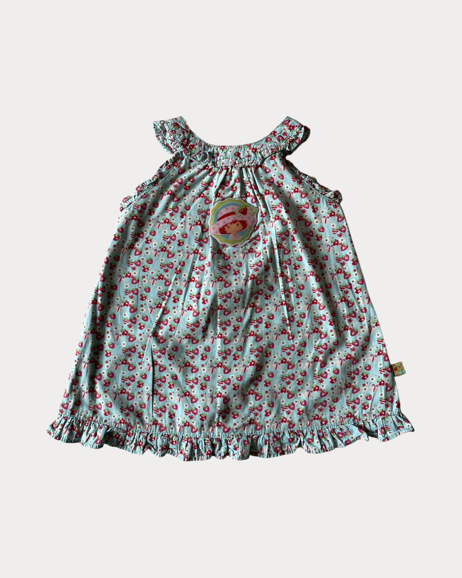 Vintage Strawberry Shortcake floral dress
