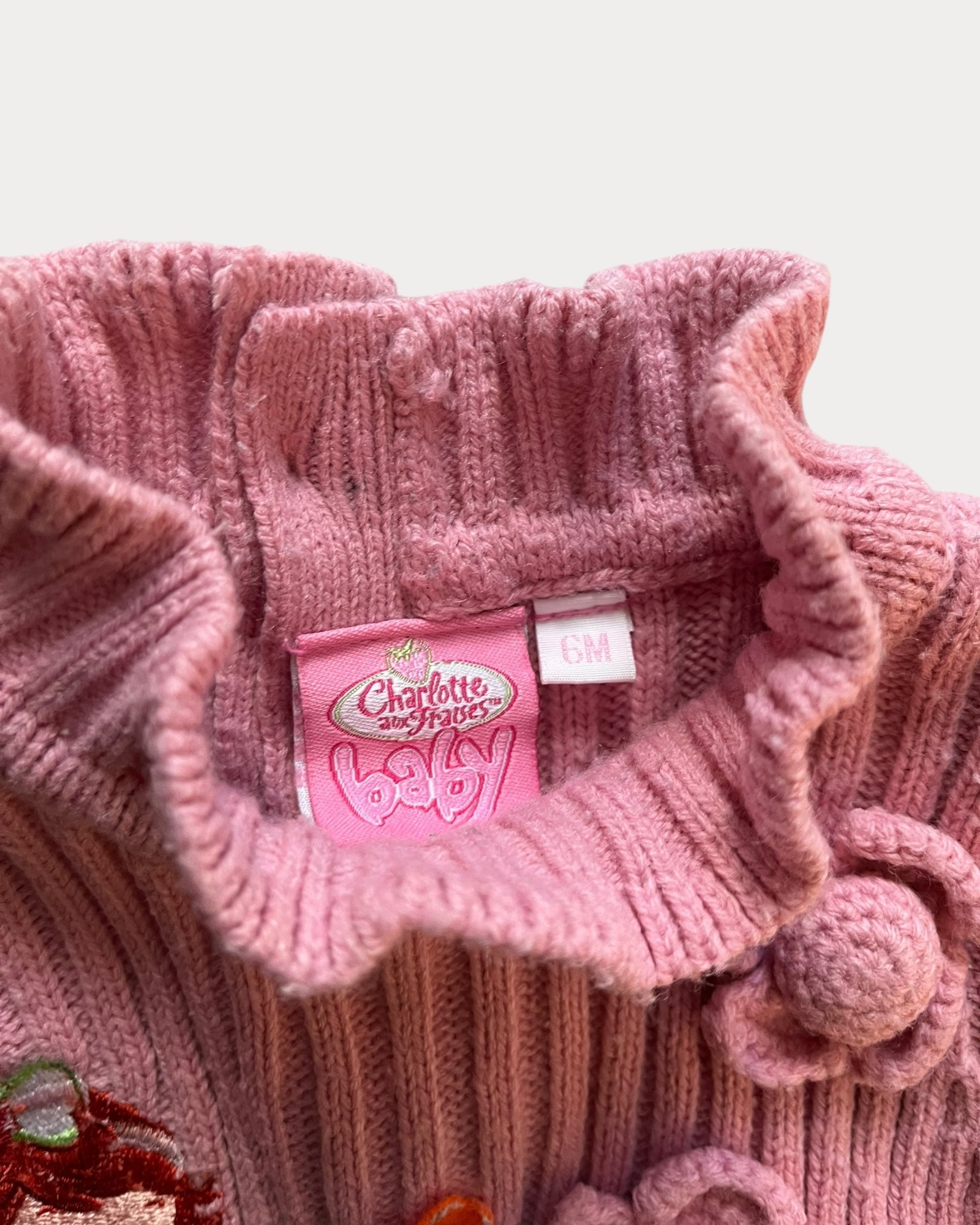 Vintage Strawberry Shortcake knitted dress