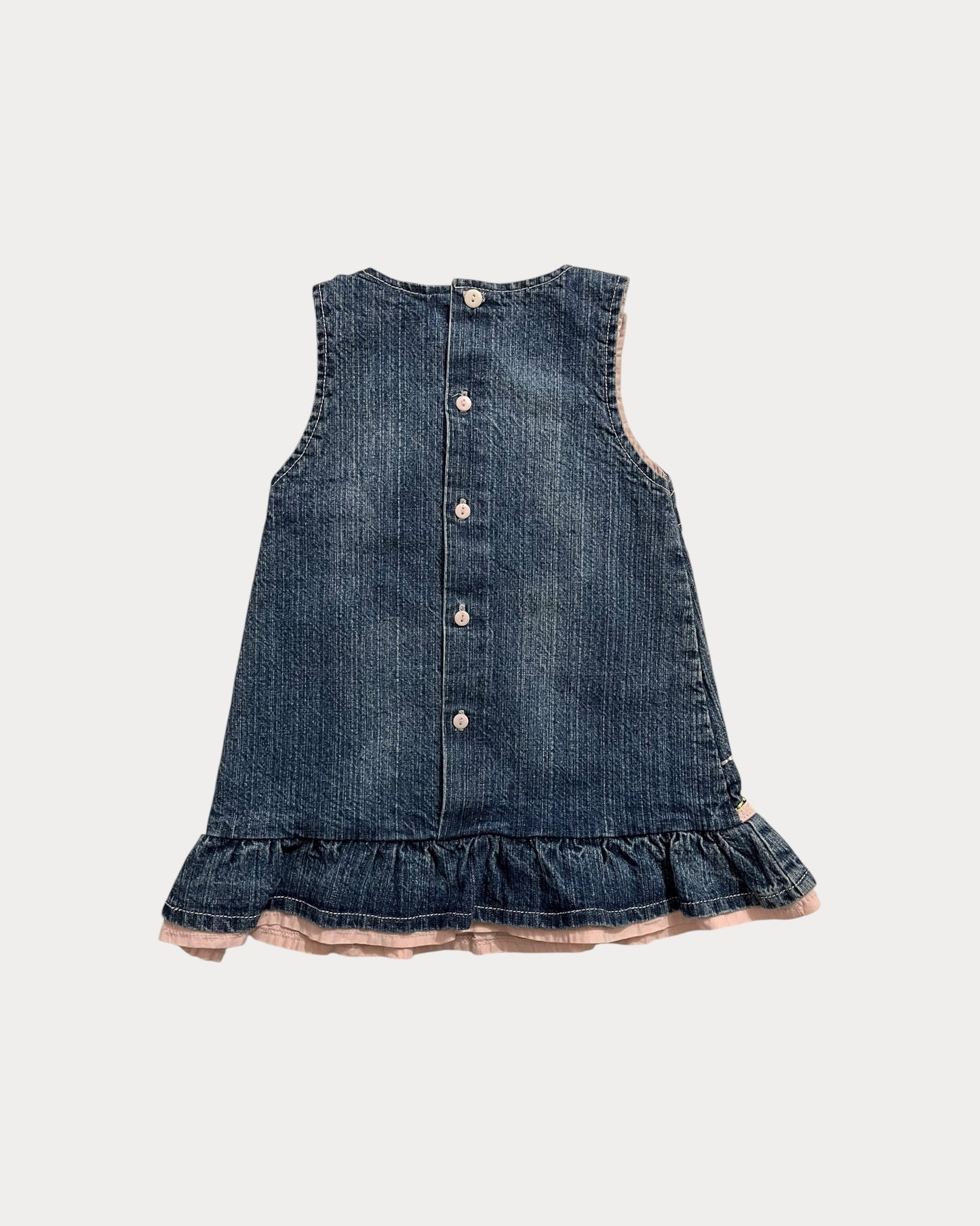 Vintage winnie the pooh denim dress.
