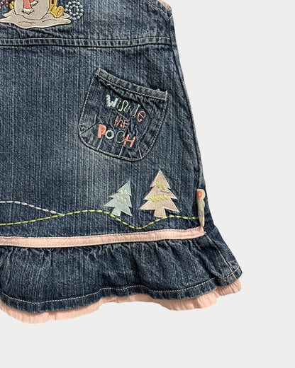 Vintage winnie the pooh denim dress.