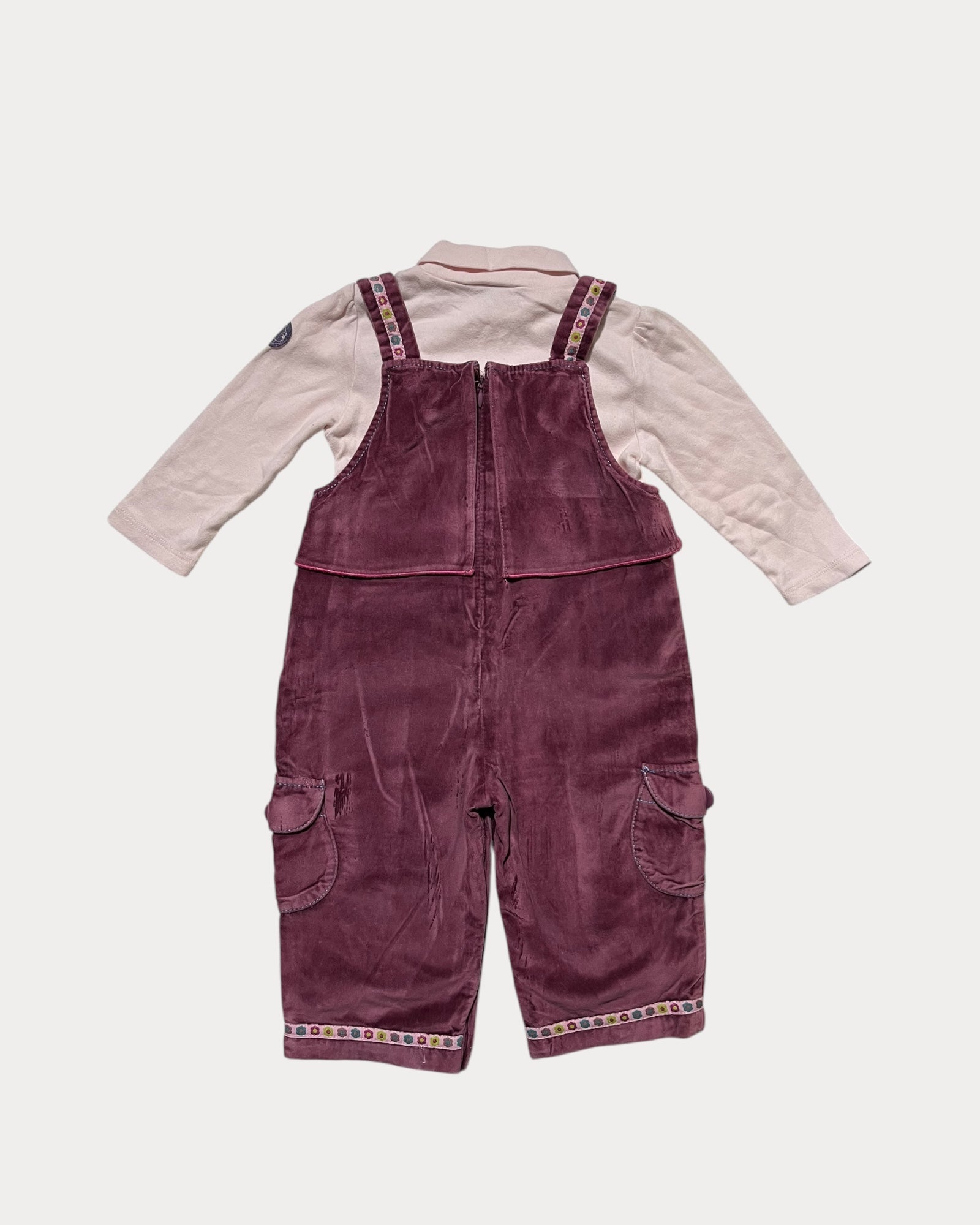 Vintage winnie the pooh velvet set