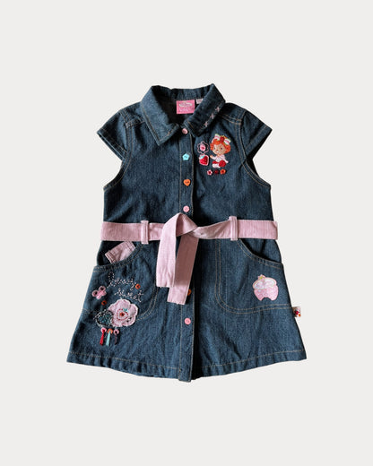 Vintage Strawberry Shortcake denim dress