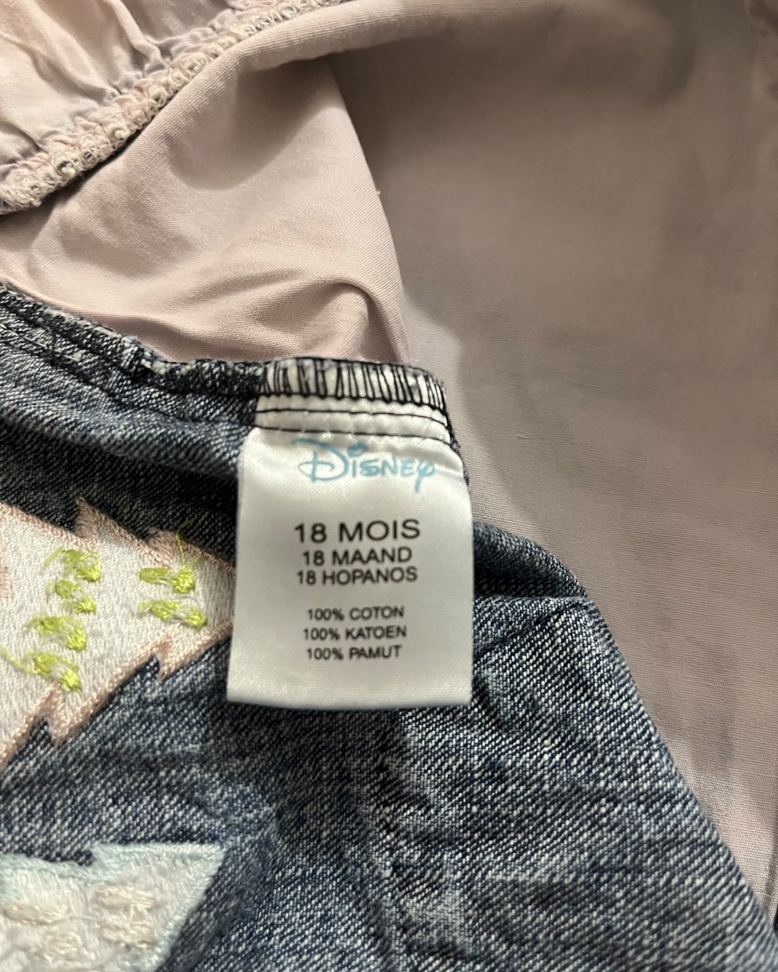 Vintage winnie the pooh denim dress.