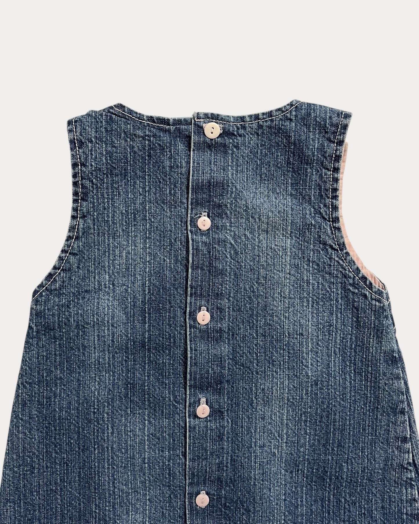 Vintage winnie the pooh denim dress.